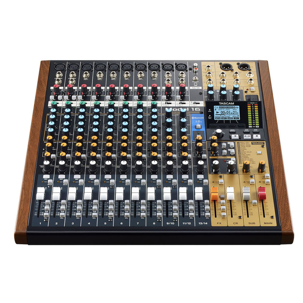 TASCAM MODEL16 16채널 멀티트랙 레코딩 믹서 오디오인터페이스