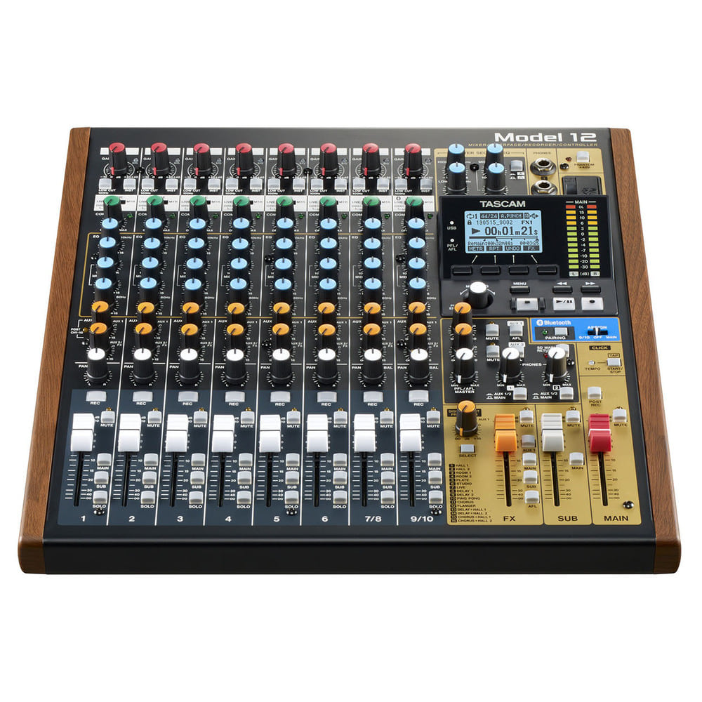 TASCAM MODEL12 12채널 멀티트랙 레코딩 믹서 오디오인터페이스